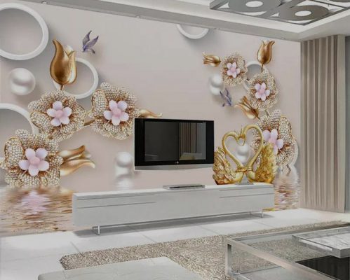 کاغذ دیواری سه بعدی