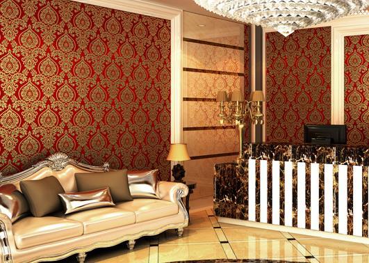 کاغذ دیواری سالن پذیرایی کلاسیک