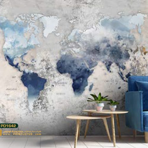 کاغذ دیواری نقش جهان